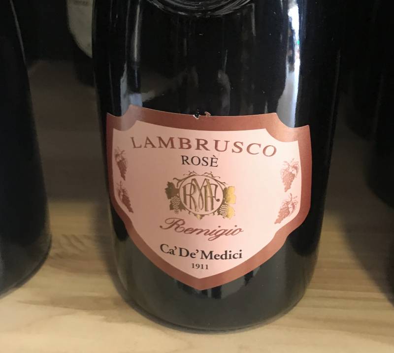 Vin Lambrusco Remigio Ca De Medici Rosé